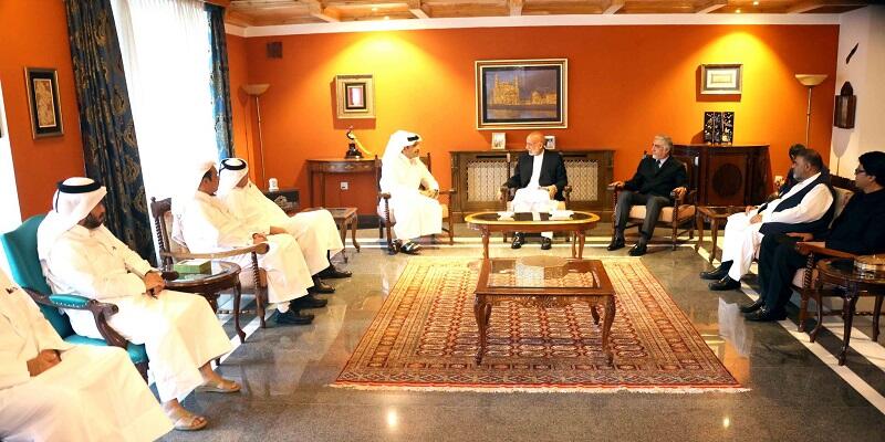 Selain Sambangi Taliban, Menlu Qatar Juga Bertemu Hamid Karzai dan Abdullah Abdullah