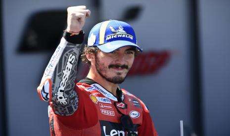 Bagnaia Lega Setelah Raih Kemenangan Pertama di MotoGP