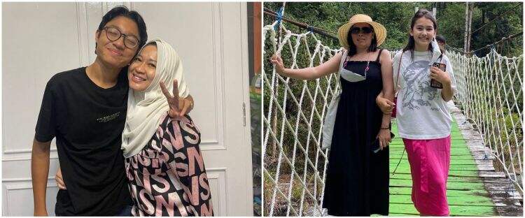 Momen manis 11 pemain Dari Jendela SMP bareng ibu, layaknya kakak adik