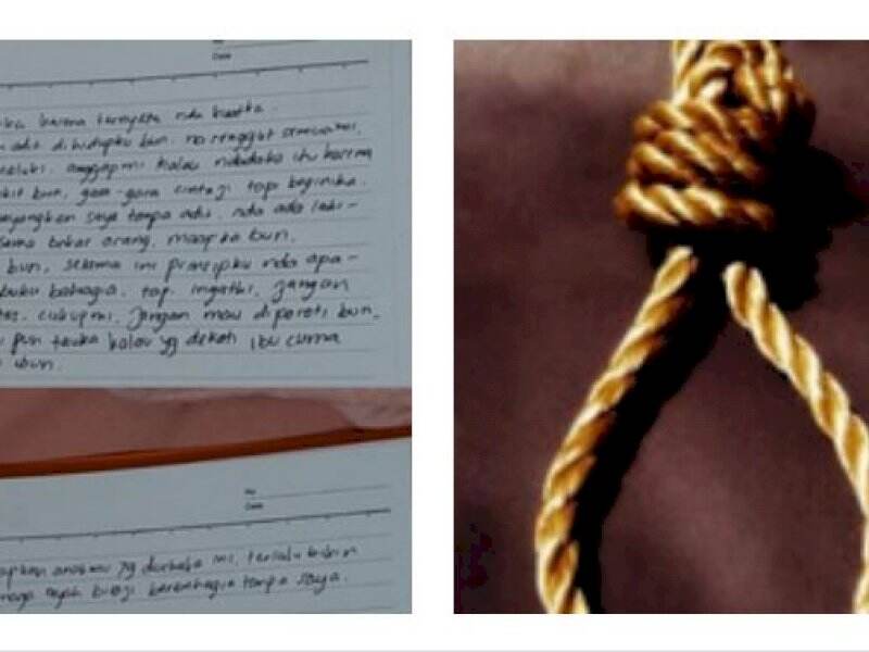 "Terlalu Berpengaruh Adit Dalam Hidupku, Narenggut Semuami," Isi Surat Mahasiswi Makassar Ini Sebelum Gantung Diri