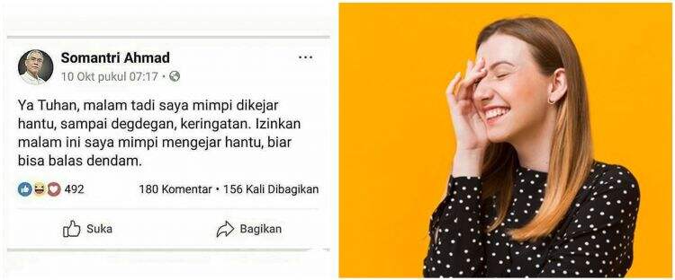 121 Status Facebook lucu yang singkat dan kocak, mengocok perut