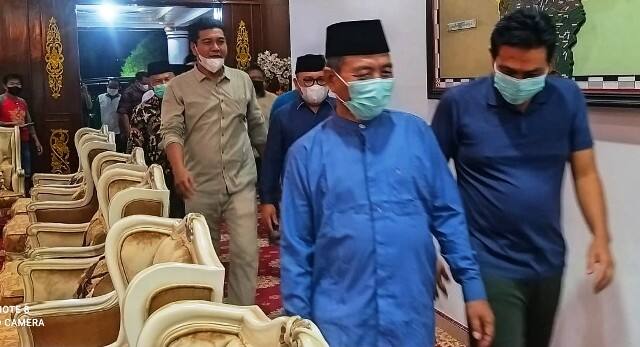 Bupati Merangin Kembali Beraktivitas Pasca Kecelakaan