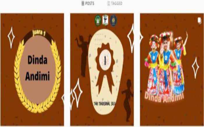 Dinda Andimi Jadi Juara 1 Lomba Tari Tradisional