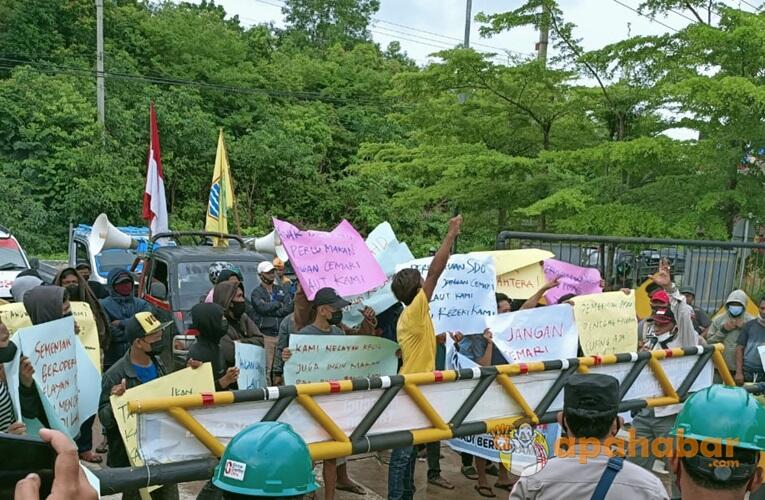Dugaan Pencemaran Lingkungan PT SDO, Nelayan-LSM Kotabaru Kembali Unjuk Rasa