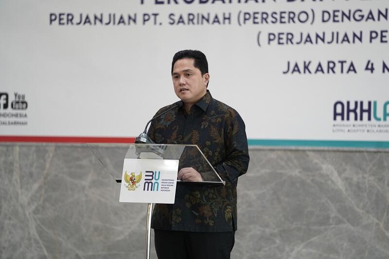 Holding Ultra Mikro, Erick Thohir: Momen Kebangkitan Ekonomi RI