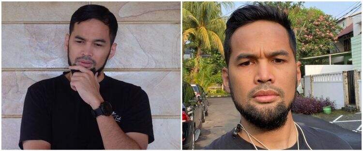 Aksi Teuku Wisnu kenakan helm saat masak ini bikin geleng kepala