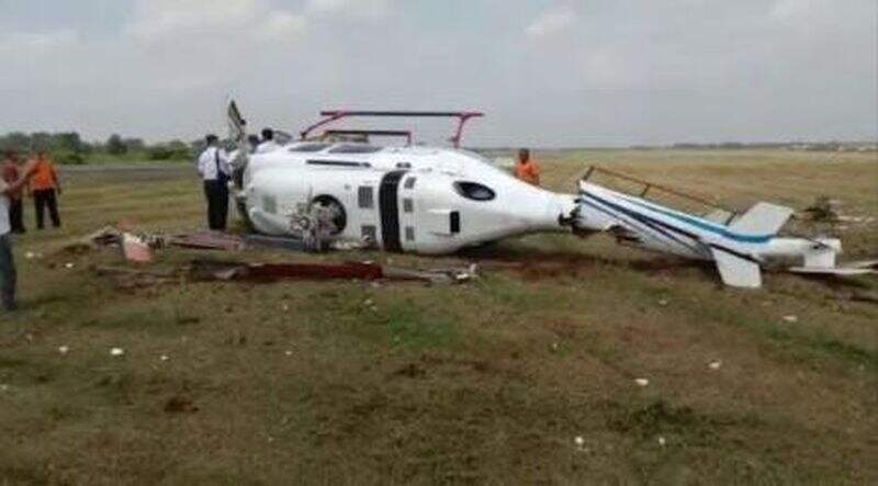 Helikopter BBKFP Kemenhub Jatuh di Curug Tangerang, Tak Ada Korban Jiwa