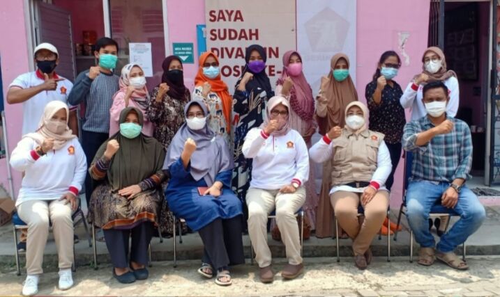 DPC Gerindra Kota Serang Minta Puskesmas Jemput Bola Vaksinasi