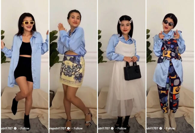 Tips Buat 4 Style Berbeda Hanya Pakai Long Sleeved Shirt, Bisa Dicontek Nih!