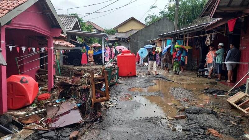 Diguyur Hujan, Belasan Rumah di Cimanuk Pandeglang Rusak