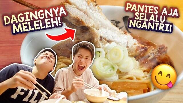 Jerome Polin Kunjungi Restoran Ramen Terkenal yang Selalu Antre