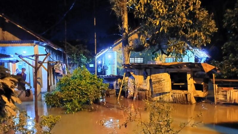Hujan Lebat Guyur Lebak, Dua Kecamatan Terendam Banjir