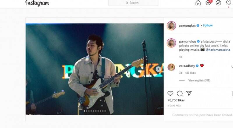 Adhisty Zara Komentar di Unggahan Pamungkas, Penggemar Murka dan Tuduh Zara Genit