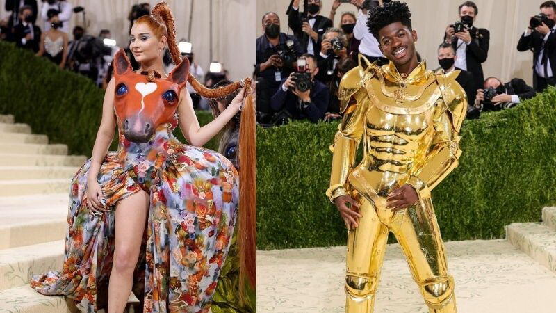 5 Busana Super Unik di Met Gala 2021, Ada Kuda hingga Robot Emas!