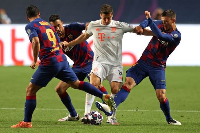 Link Live Streaming Liga Champions Barcelona vs Bayern Munich: Tantangan Menang Besar