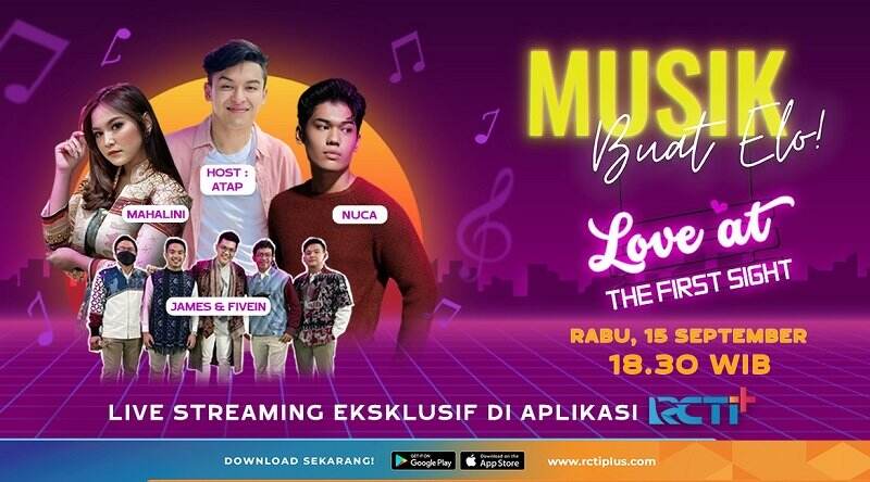 Acara Musik Online Live Streaming Rabu Besok Bertemakan Love at First Sight