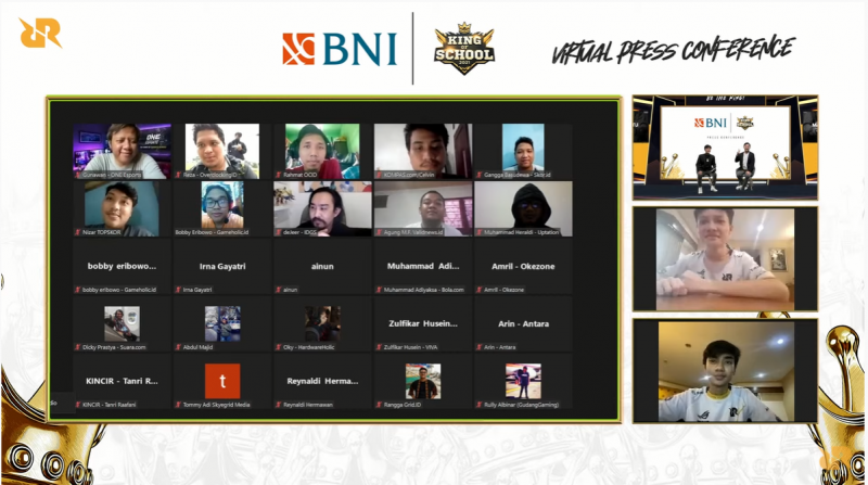 RRQ Umumkan BNI King of School 2021, Gelaran Esports Kelas Pelajar Terbesar di Indonesia