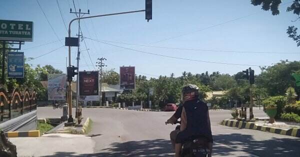 Miris! Hampir Semua Lampu Traffic light di Jeneponto Tak Berfungsi, Ini Kata Dishub