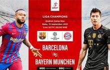 Link Live Streaming Barcelona vs Bayern Munchen di Liga Champions