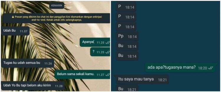 13 Chat guru dan murid bahas tugas sekolah ini bikin geleng kepala