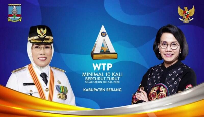 10 Kali WTP, Pemkab Serang Raih Penghargaan dari Kemenkeu