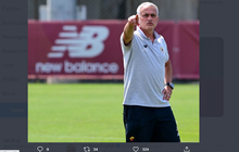 Rayakan 1.000 Pertandingan, Pemain AS Roma Traktir Jose Mourinho Makan Malam