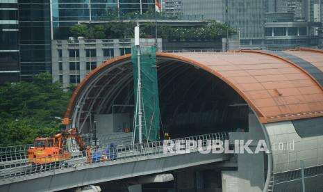 Pembangunan LRT Jabodebek Capai 94,36 Persen