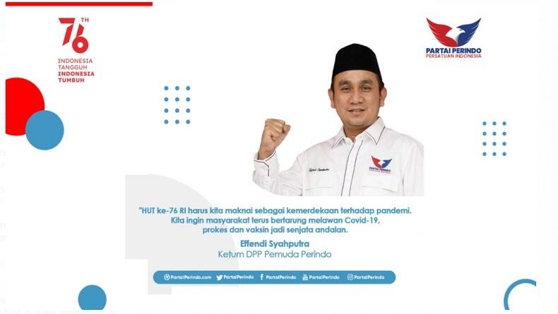 Indonesia Nihil PPKM Level 4, Pemuda Perindo: Kebijakan Pemerintah Faktor Utama Tekan Covid-19