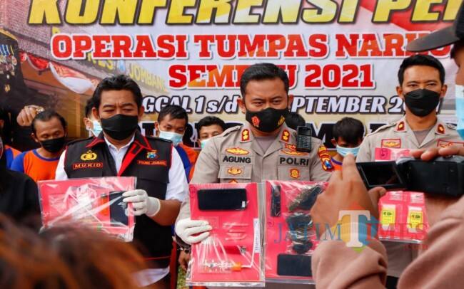 Didominasi Pengedar, 26 Budak Narkoba di Jombang Diringkus Polisi