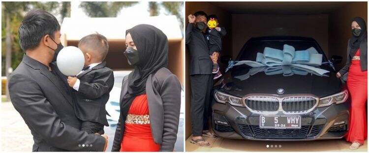 Bukan seleb, viral bocah 2 tahun dapat kado mobil senilai Rp 1,2 M