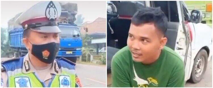 Tanpa imbalan, aksi polisi bantu belikan bensin truk ini tuai pujian
