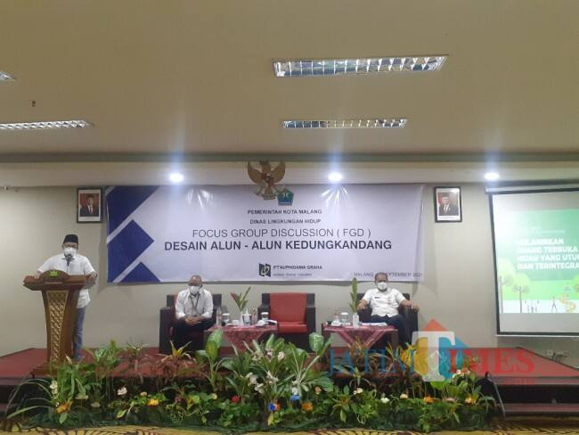Mantapkan Desain, DLH Kota Malang Gelar FGD Pembangunan Alun-alun Kedungkandang