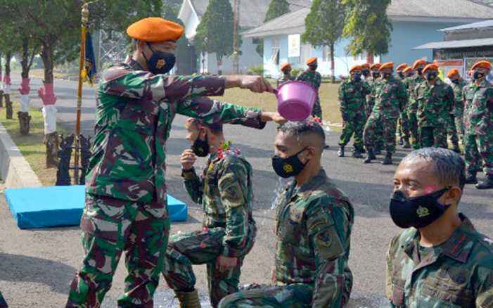 Bangganya 7 Prajurit Ini Resmi Masuk Detasemen Matra 2 Paskhas.