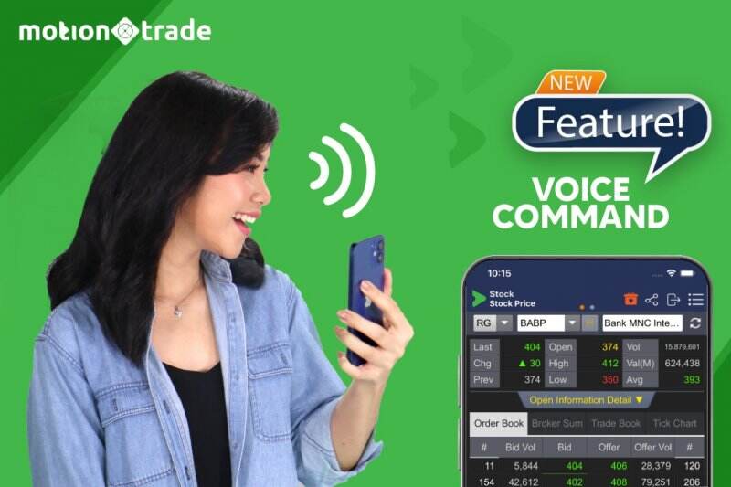 Canggih! Transaksi Saham & Reksa Dana Bisa Pakai Perintah Suara di MotionTrade, Ini Caranya!