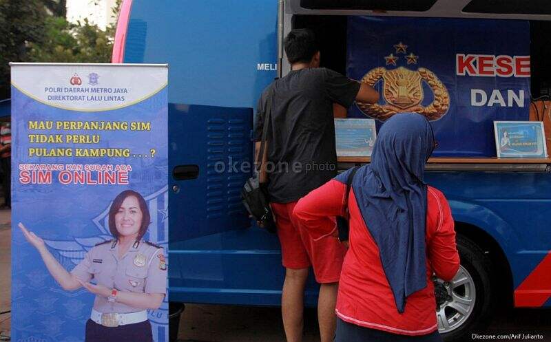 Buka Jam 8 Pagi, Berikut Lokasi Gerai SIM Keliling di Jakarta Hari Ini