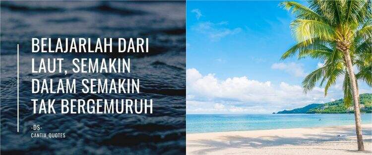 75 Kata-kata bijak tentang laut, santai dan bikin hati tenang