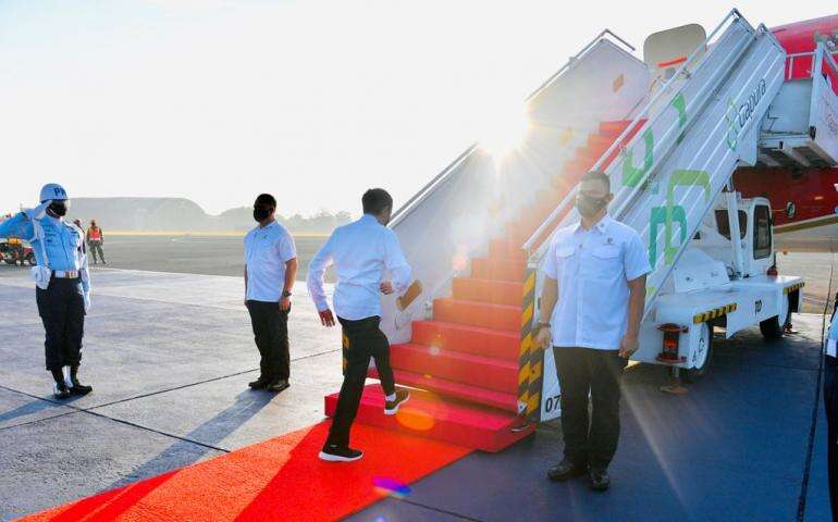 Jokowi Kunker Ke Aceh Dan Sumut Tinjau Vaksinasi Door to Door