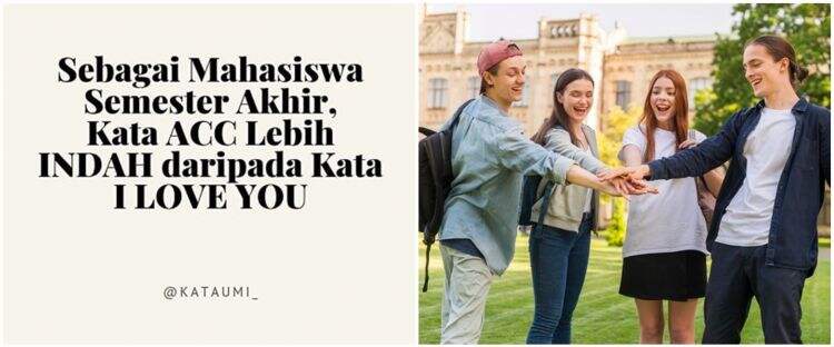 75 Kata-kata lucu mahasiswa semester akhir ini bikin nggak capek mikir
