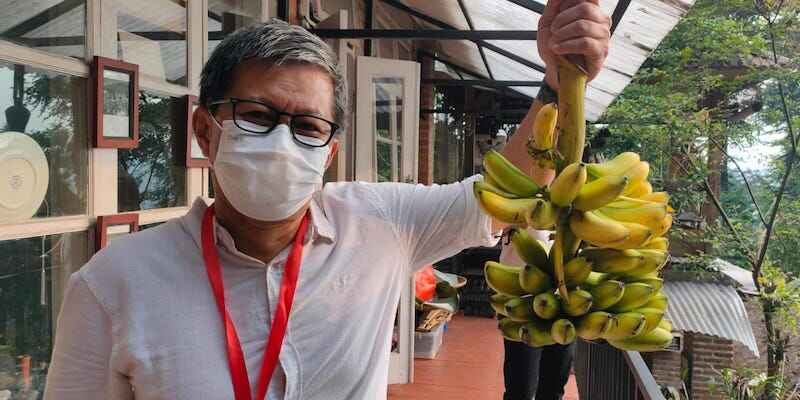 Ada Pisang, Monyet, dan Eskavator di Sentul