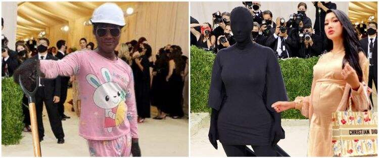 15 Editan foto lucu momen Met Gala 2021, nyentrik tapi menggelitik