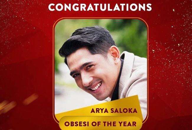 Selamat! Arya Saloka Raih Penghargaan Selebriti Obsesi Of The Year 2021