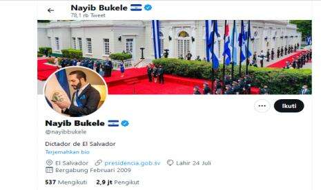 Presiden El Salvador Berkelakar Sebagai Diktator