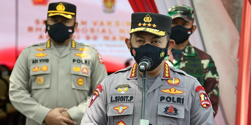 Vaksinasi AKABRI 1998, Kapolri: Wujud Sinergitas TNI-Polri Tekan Pertumbuhan Covid-19