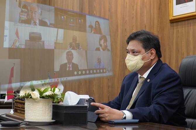 Baik dengan India, Airlangga Diganjar Priyadarshi Academy Global Award