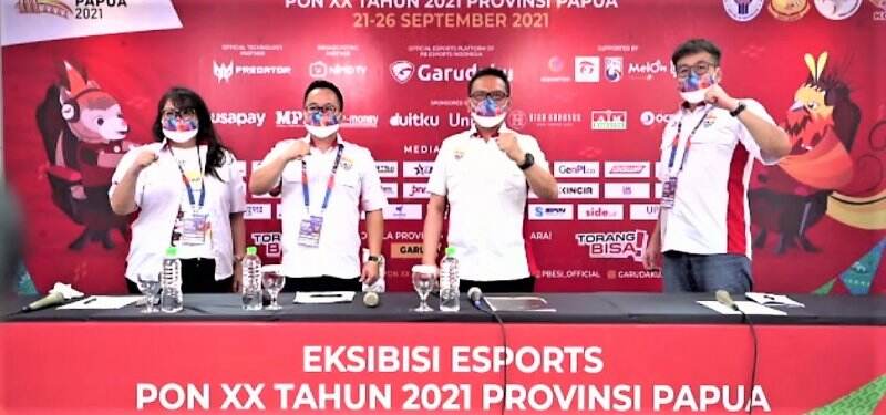 Eksibisi Esports PON XX Papua 2021 Resmi Digelar