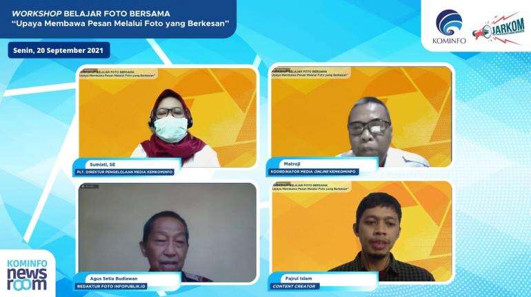 Kominfo Gembleng Humas Pemerintah Teknik Foto Jurnalistik