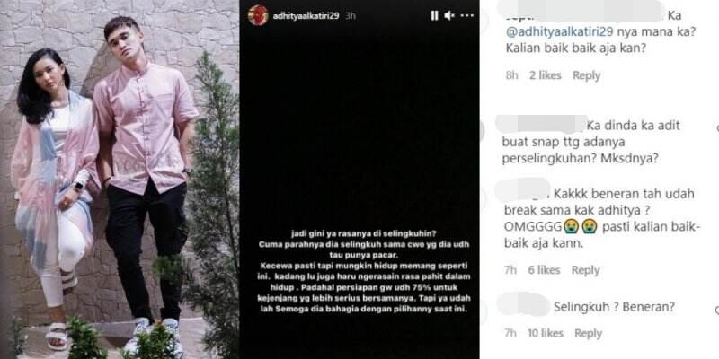 Adhitya Alkatiri Mengaku Diselingkuhi Adinda Azani: Selingkuhannya Udah Punya Pacar Lagi