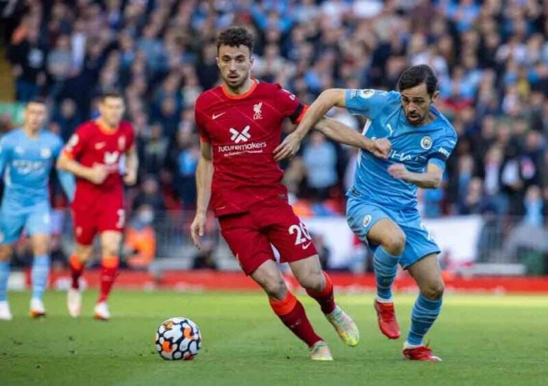 Hasil Liga Inggris: Saling Susul Gol, Liverpool Diimbangi Manchester City