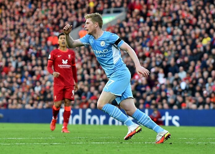 Saling Jual Beli Serangan, Duel Liverpool Vs Man City Tanpa Pemenang