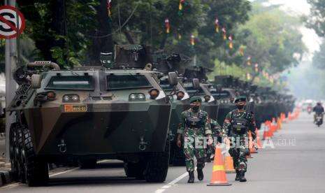 In Picture: Sebanyak 112 Alutsista TNI Digelar Dekat Istana Merdeka